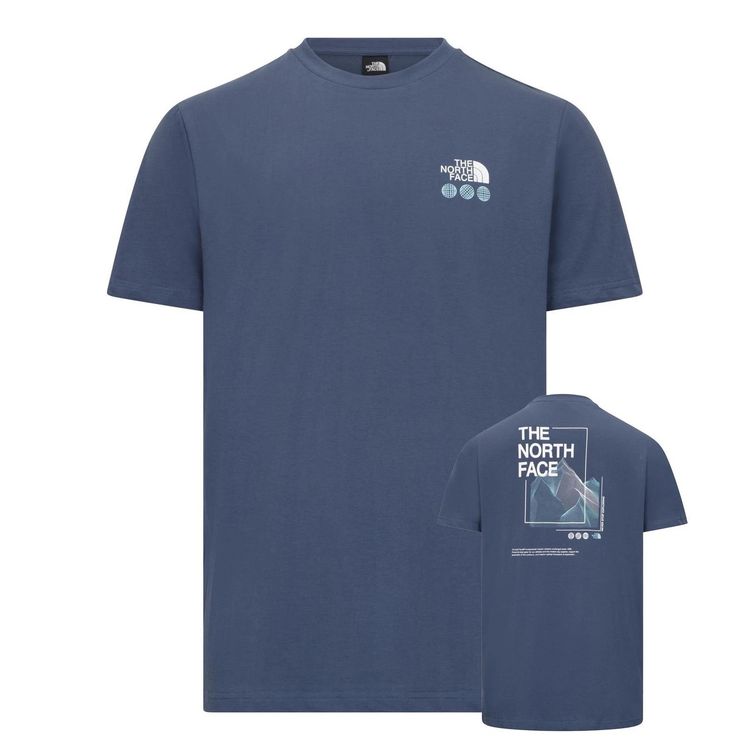 The North Face Digi Energy blue graphic t-shirt